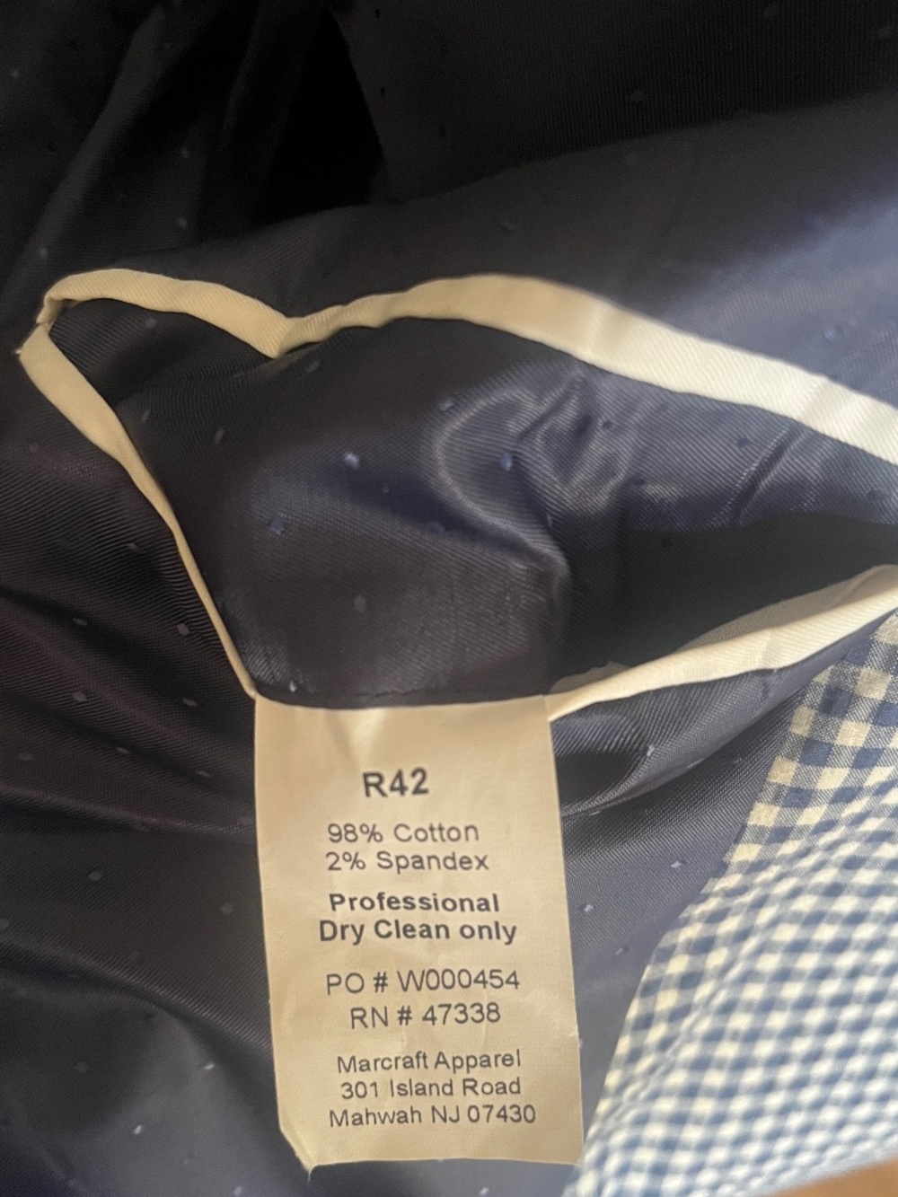 Tommy Hilfiger Seersucker Check Blazer 42R